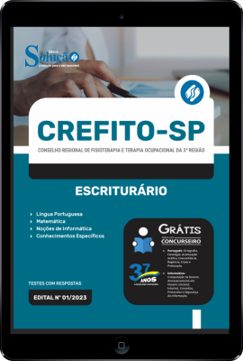 Apostila CREFITO 3 em PDF - Escriturário - Imagem 1