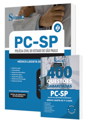 Combo Impresso PC-SP - Médico Legista de 3ª Classe