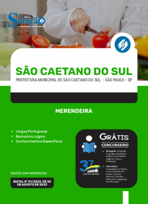 Apostila Prefeitura de São Caetano do Sul - SP - Merendeira - Imagem 3