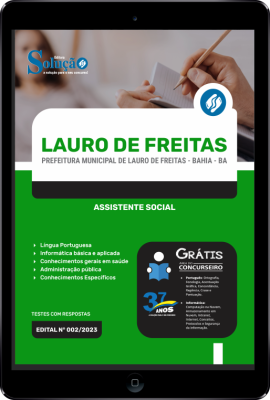 Apostila Prefeitura de Lauro de Freitas - BA em PDF - Assistente Social (Edital 002) - Imagem 1