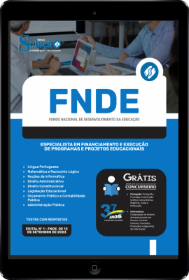 Apostila FNDE em PDF - Especialista em Financiamento e Execução de Programas e Projetos Educacionais - Imagem 1