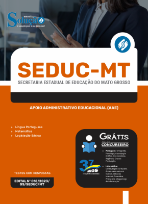 Apostila SEDUC-MT - Apoio Administrativo Educacional (AAE) - Imagem 3