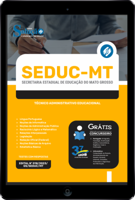 Apostila SEDUC-MT em PDF - Técnico Administrativo Educacional  - Imagem 1