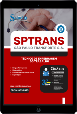 Apostila SPTrans em PDF - Técnico de Enfermagem do Trabalho - Imagem 1