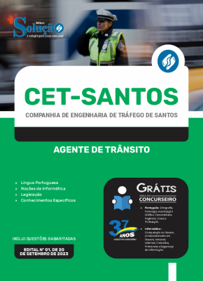 Apostila CET Santos - SP - Agente de Trânsito - Imagem 3