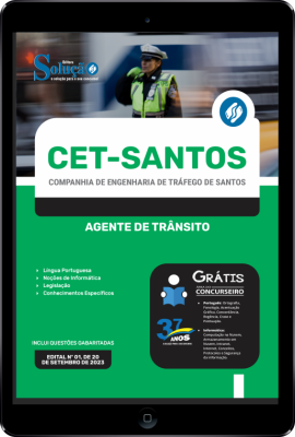 Apostila CET Santos - SP em PDF - Agente de Trânsito - Imagem 1