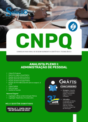 Apostila CNPQ - Analista Pleno I: Administração de Pessoal - Imagem 3