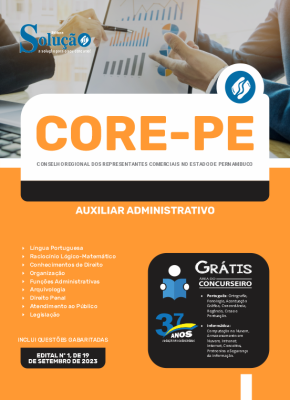 Apostila CORE-PE - Auxiliar Administrativo - Imagem 3