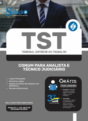 Apostila TST - Comum para Analista e Técnico Judiciário - Imagem 3