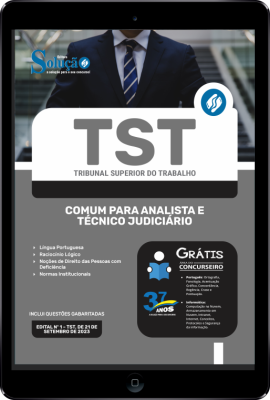 Apostila TST em PDF - Comum para Analista e Técnico Judiciário - Imagem 1