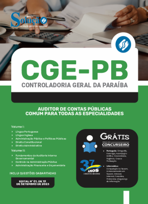 Apostila CGE-PB - Auditor de Contas Públicas - Comum para Todas as Especialidades - Imagem 3