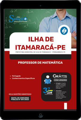 Apostila Prefeitura de Ilha de Itamaracá - PE em PDF - Professor de Matemática - Imagem 1