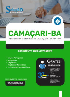 Apostila Prefeitura de Camaçari - BA - Assistente Administrativo - Imagem 3