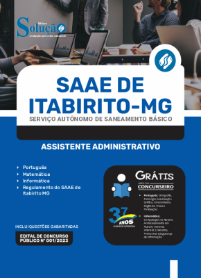 Apostila SAAE de Itabirito - MG - Assistente Administrativo - Imagem 3