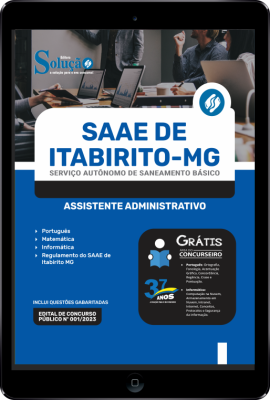 Apostila SAAE de Itabirito - MG em PDF - Assistente Administrativo - Imagem 1