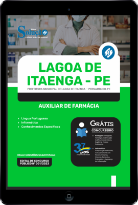 Apostila Prefeitura de Lagoa de Itaenga - PE em PDF - Auxiliar de Farmácia - Imagem 1