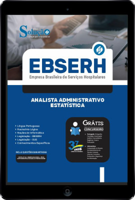 Apostila EBSERH em PDF - Analista Administrativo - Estatística - Imagem 1