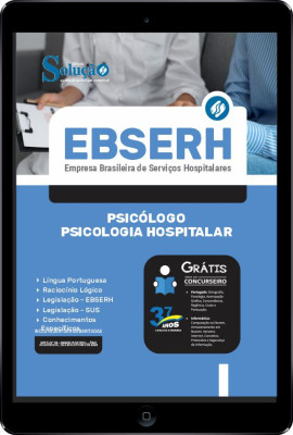 Apostila EBSERH em PDF - Psicólogo - Psicologia Hospitalar - Imagem 1