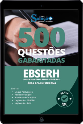 Caderno de Questões EBSERH - Área Administrativa em PDF - 500 Questões Gabaritadas - Imagem 1