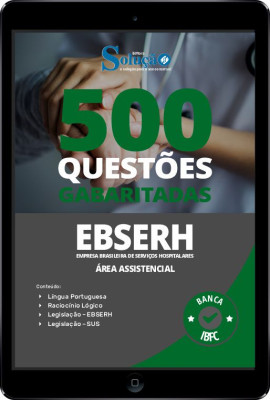 Caderno de Questões EBSERH - Área Assistencial em PDF - 500 Questões Gabaritadas - Imagem 1