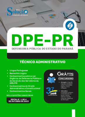 Apostila DPE-PR - Técnico Administrativo - Imagem 3