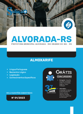 Apostila Prefeitura de Alvorada - RS - Almoxarife - Imagem 3