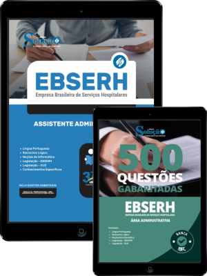 Combo Digital EBSERH - Assistente Administrativo - Imagem 1