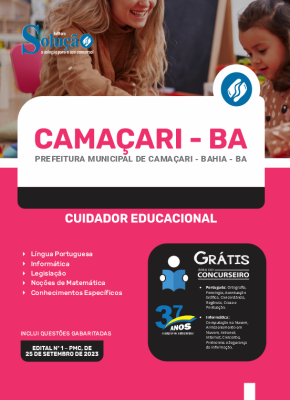 Apostila Prefeitura de Camaçari - BA - Cuidador Educacional - Imagem 3