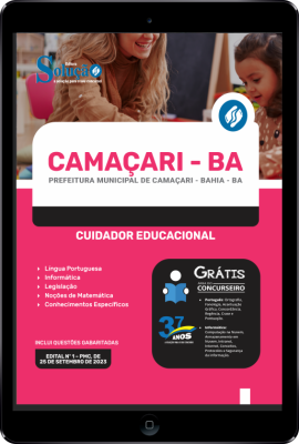 Apostila Prefeitura de Camaçari - BA em PDF - Cuidador Educacional - Imagem 1