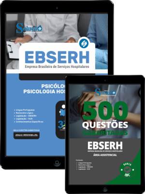 Combo Digital EBSERH - Psicólogo - Psicologia Hospitalar - Imagem 1