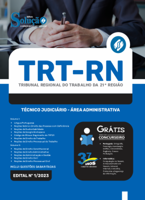 Apostila TRT-RN - Técnico Judiciário - Área Administrativa - Imagem 3