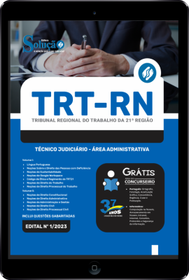 Apostila TRT-RN em PDF - Técnico Judiciário - Área Administrativa - Imagem 1