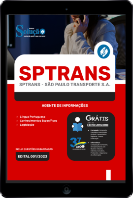 Apostila SPTrans em PDF - Agente de Informações - Imagem 1