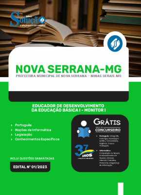 Apostila Prefeitura de Nova Serrana - MG - Educador de Desenvolvimento da Educação Básica I - Monitor I - Imagem 3