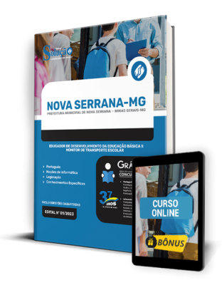 Apostila Prefeitura de Nova Serrana - MG - Educador de Desenvolvimento da Educação Básica II - Monitor de Transporte Escolar - Imagem 1