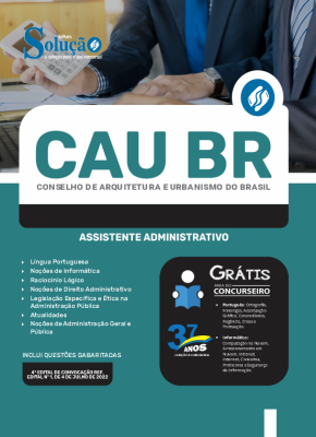 Apostila CAU-BR - Assistente Administrativo - Imagem 3