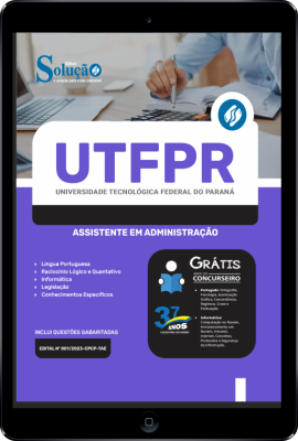 Apostila UTFPR em PDF - Assistente em Administração - Imagem 1