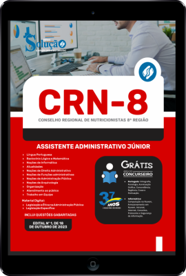 Apostila CRN 8 em PDF - Assistente Administrativo Júnior - Imagem 1