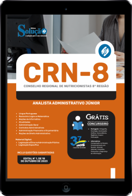 Apostila CRN 8 em PDF - Analista Administrativo Júnior - Imagem 1