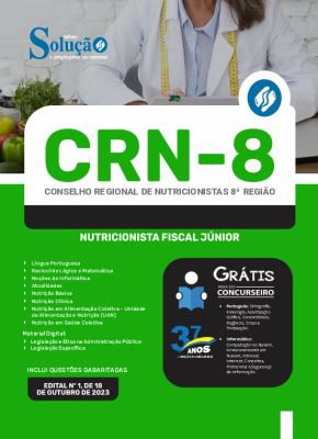 Apostila CRN 8 - Nutricionista Fiscal Júnior - Imagem 3