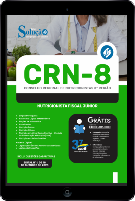 Apostila CRN 8 em PDF - Nutricionista Fiscal Júnior - Imagem 1