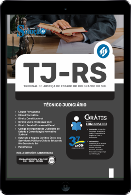 Apostila TJ-RS em PDF - Técnico Judiciário - Imagem 1