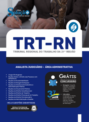 Apostila TRT-RN - Analista Judiciário - Área Administrativa - Imagem 3