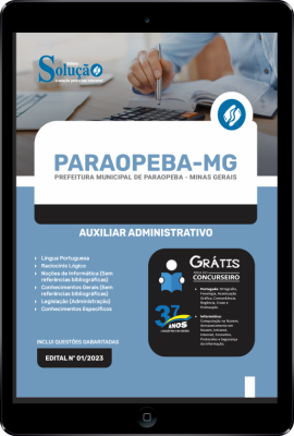 Apostila Prefeitura de Paraopeba - MG em PDF - Auxiliar Administrativo - Imagem 1