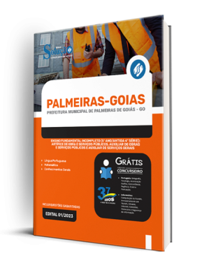 Apostila Prefeitura de Palmeiras de Goiás - GO - Ensino Fundamental Incompleto - Imagem 2