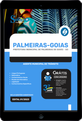 Apostila Prefeitura de Palmeiras de Goiás - GO em PDF - Agente Municipal de Trânsito - Imagem 1