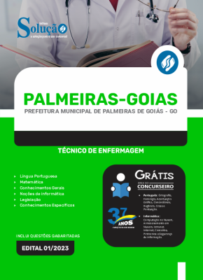 Apostila Prefeitura de Palmeiras de Goiás - GO - Técnico de Enfermagem - Imagem 3