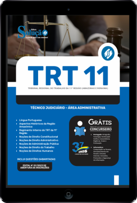 Apostila TRT 11 em PDF - Técnico Judiciário - Área Administrativa - Imagem 1