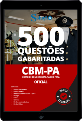 Caderno de Questões CBM-PA - Oficial em PDF - 500 Questões Gabaritadas - Imagem 1