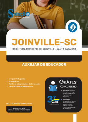 Apostila Prefeitura de Joinville - SC - Auxiliar de Educador - Imagem 3